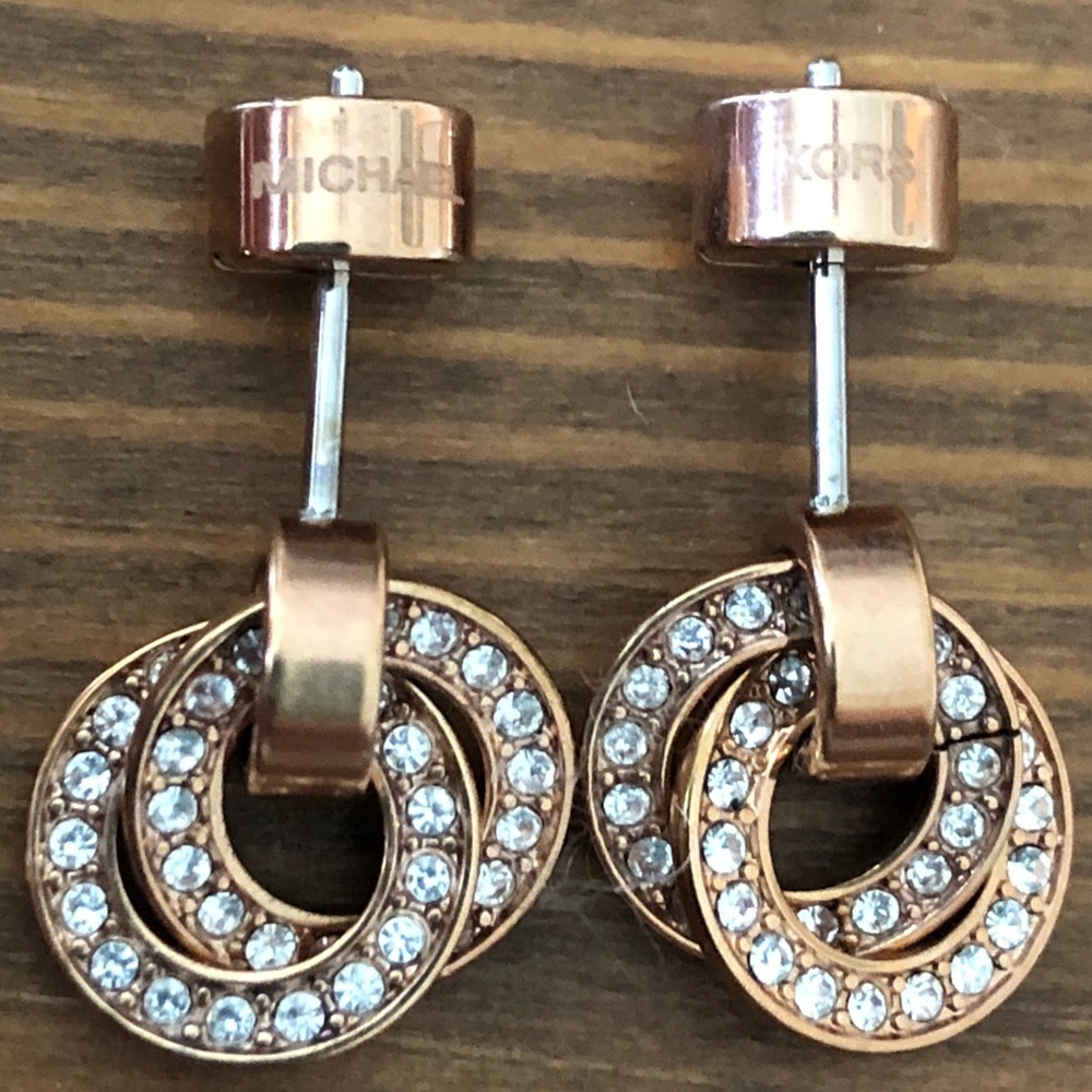 Rose Gold Michael Kors Earrings